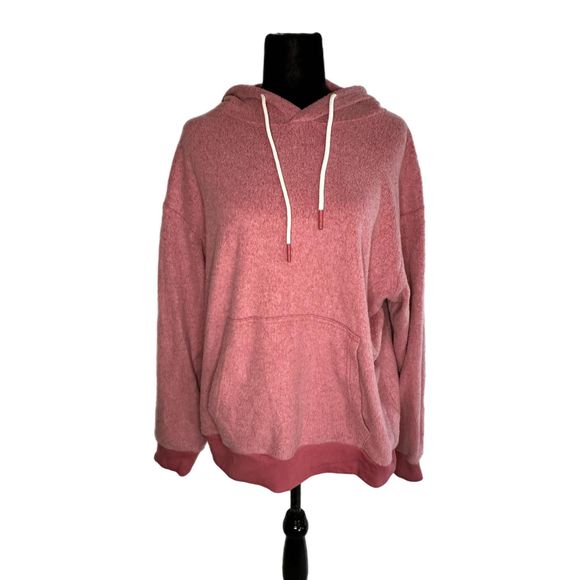 Members Mark Pink Reverse Fleece Hoodie, XXL, Pre-owned - Picture 1 of 7